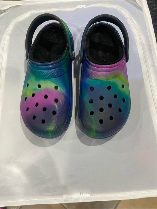 CROCS Shoes - CROC Tie-Dye - For men size 10.5 and women size 9.
